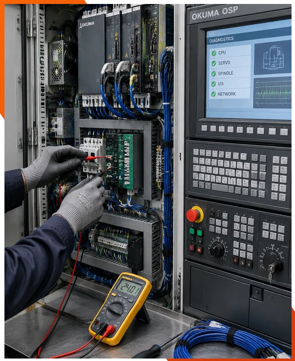 Ремонт систем ЧПУ Okuma OSP в Егорьевске