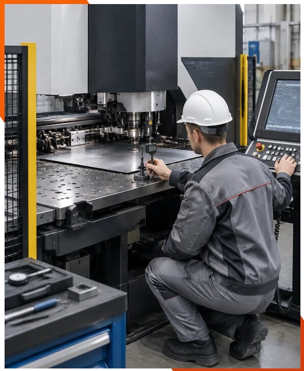 Монтаж и пусконаладка координатно-пробивных прессов в Егорьевске